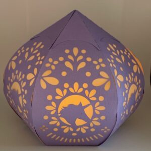 Lanterne med enhjørning