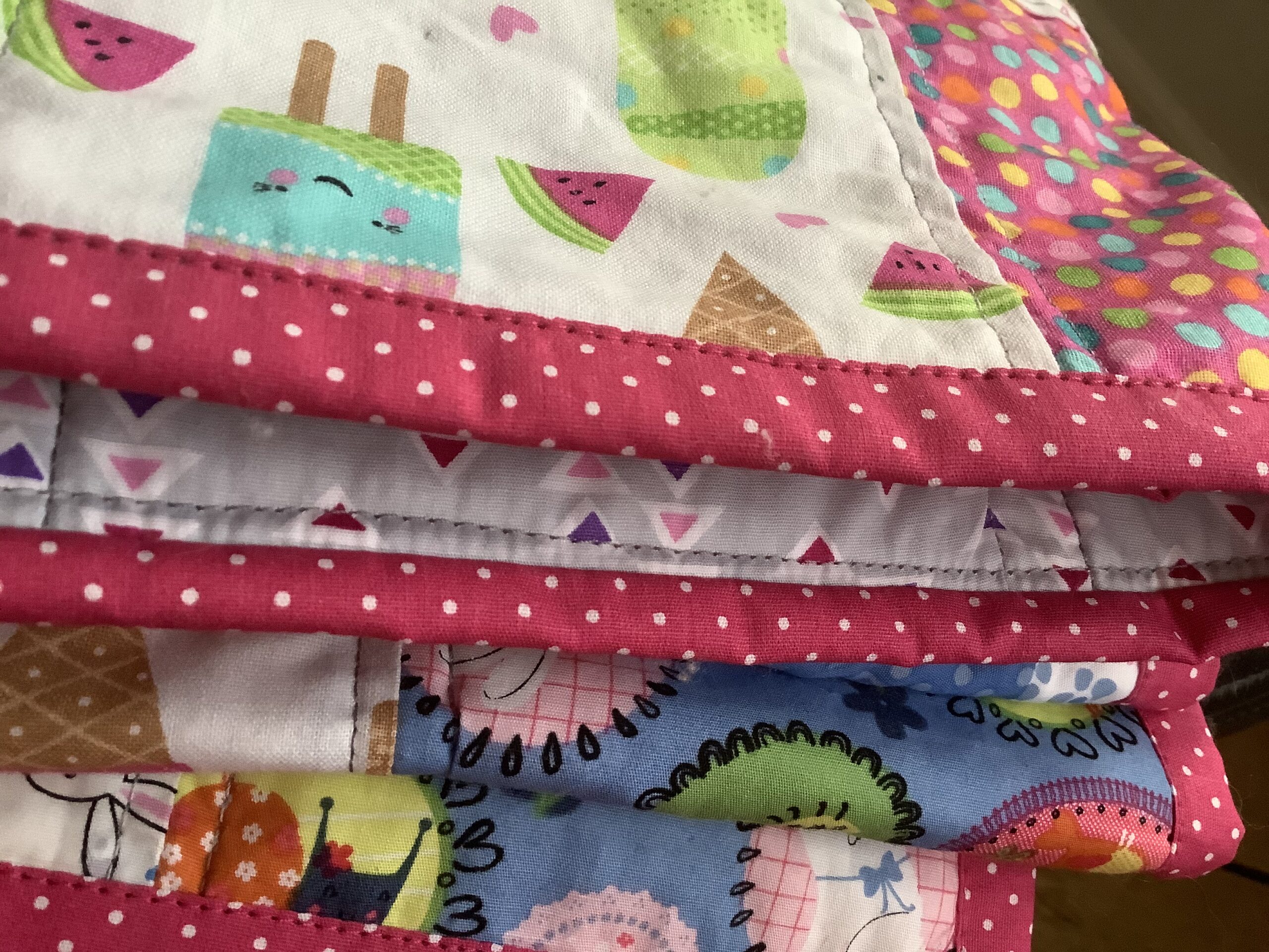 Quilt til børneværelse - detalje