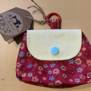 Nøgleringspung rød