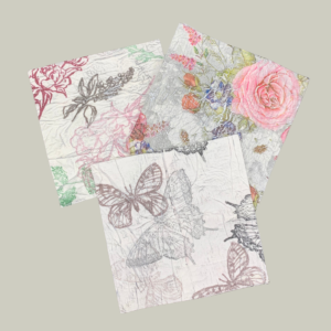 Dekorativt papir - Sølv Stænk