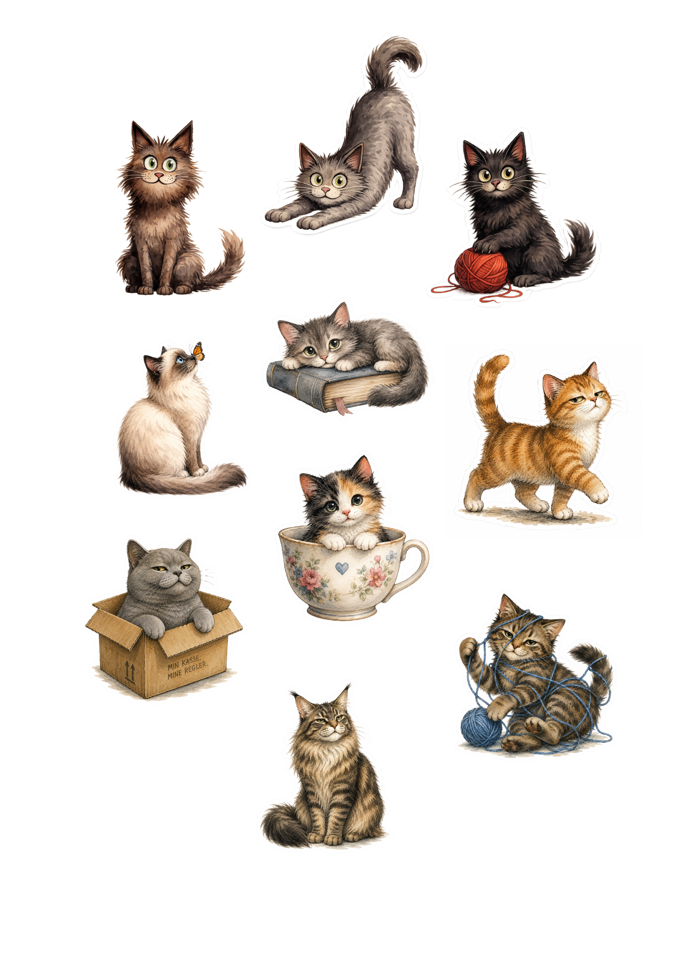 Katte stickers
