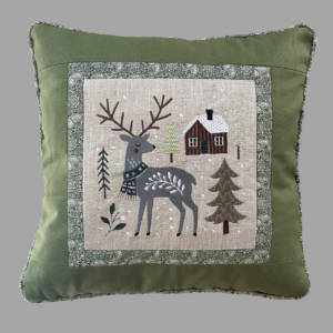 Pude med vintermotiv - 40x40 cm
